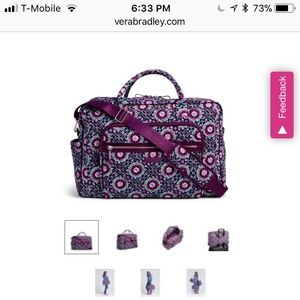Vera Bradley travel bag